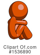 Orange Design Mascot Clipart #1536890 by Leo Blanchette