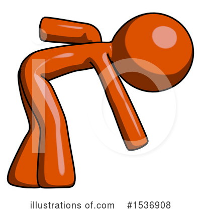 Royalty-Free (RF) Orange Design Mascot Clipart Illustration by Leo Blanchette - Stock Sample #1536908