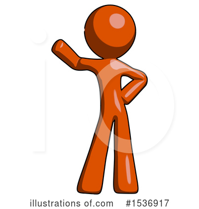 Royalty-Free (RF) Orange Design Mascot Clipart Illustration by Leo Blanchette - Stock Sample #1536917
