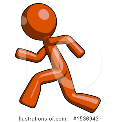 Royalty-Free (RF) Orange Design Mascot Clipart Illustration by Leo Blanchette - Stock Sample #1536943