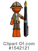 Orange Design Mascot Clipart #1542121 by Leo Blanchette