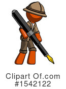 Orange Design Mascot Clipart #1542122 by Leo Blanchette