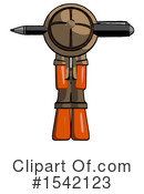 Orange Design Mascot Clipart #1542123 by Leo Blanchette