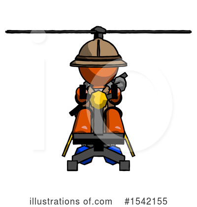Royalty-Free (RF) Orange Design Mascot Clipart Illustration by Leo Blanchette - Stock Sample #1542155