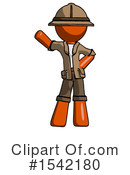 Orange Design Mascot Clipart #1542180 by Leo Blanchette