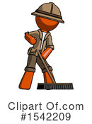 Orange Design Mascot Clipart #1542209 by Leo Blanchette