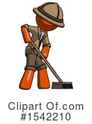 Orange Design Mascot Clipart #1542210 by Leo Blanchette