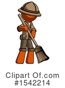 Orange Design Mascot Clipart #1542214 by Leo Blanchette