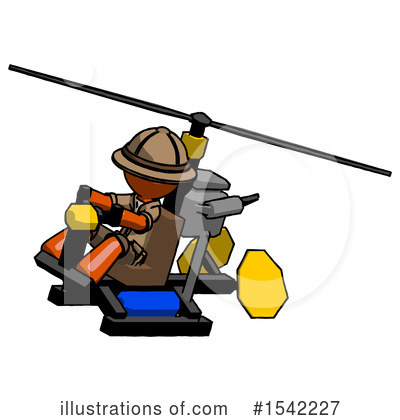 Royalty-Free (RF) Orange Design Mascot Clipart Illustration by Leo Blanchette - Stock Sample #1542227