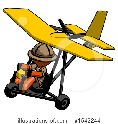 Royalty-Free (RF) Orange Design Mascot Clipart Illustration by Leo Blanchette - Stock Sample #1542244