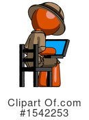 Orange Design Mascot Clipart #1542253 by Leo Blanchette