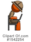 Orange Design Mascot Clipart #1542254 by Leo Blanchette