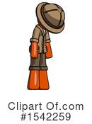 Orange Design Mascot Clipart #1542259 by Leo Blanchette