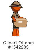 Orange Design Mascot Clipart #1542283 by Leo Blanchette