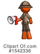 Orange Design Mascot Clipart #1542336 by Leo Blanchette