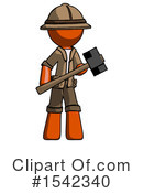 Orange Design Mascot Clipart #1542340 by Leo Blanchette