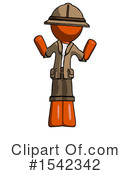Orange Design Mascot Clipart #1542342 by Leo Blanchette