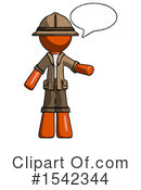 Orange Design Mascot Clipart #1542344 by Leo Blanchette
