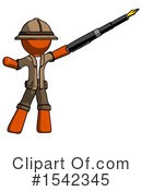 Orange Design Mascot Clipart #1542345 by Leo Blanchette
