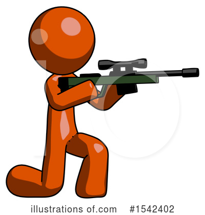 Royalty-Free (RF) Orange Design Mascot Clipart Illustration by Leo Blanchette - Stock Sample #1542402