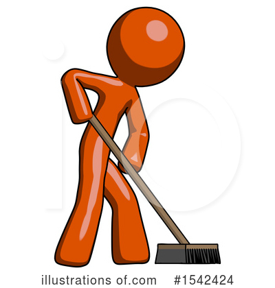 Sweeping Clipart #1542424 by Leo Blanchette