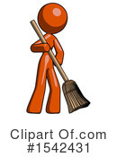 Orange Design Mascot Clipart #1542431 by Leo Blanchette