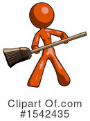 Orange Design Mascot Clipart #1542435 by Leo Blanchette