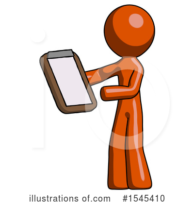Royalty-Free (RF) Orange Design Mascot Clipart Illustration by Leo Blanchette - Stock Sample #1545410