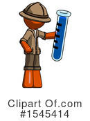 Orange Design Mascot Clipart #1545414 by Leo Blanchette