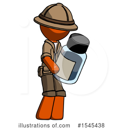 Royalty-Free (RF) Orange Design Mascot Clipart Illustration by Leo Blanchette - Stock Sample #1545438