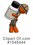 Orange Design Mascot Clipart #1545444 by Leo Blanchette