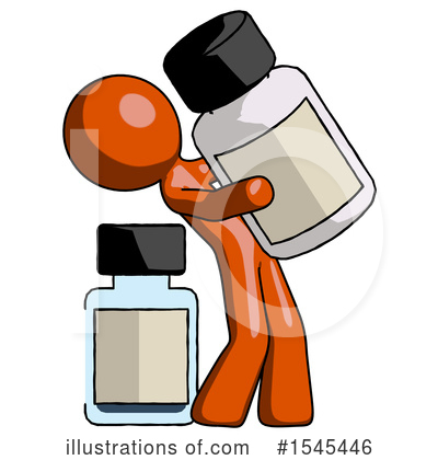 Royalty-Free (RF) Orange Design Mascot Clipart Illustration by Leo Blanchette - Stock Sample #1545446