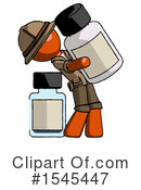 Orange Design Mascot Clipart #1545447 by Leo Blanchette