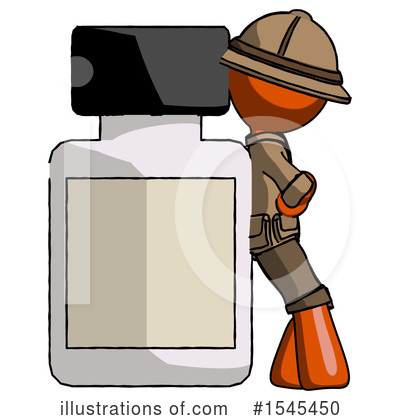 Royalty-Free (RF) Orange Design Mascot Clipart Illustration by Leo Blanchette - Stock Sample #1545450