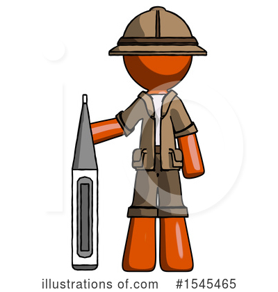 Royalty-Free (RF) Orange Design Mascot Clipart Illustration by Leo Blanchette - Stock Sample #1545465