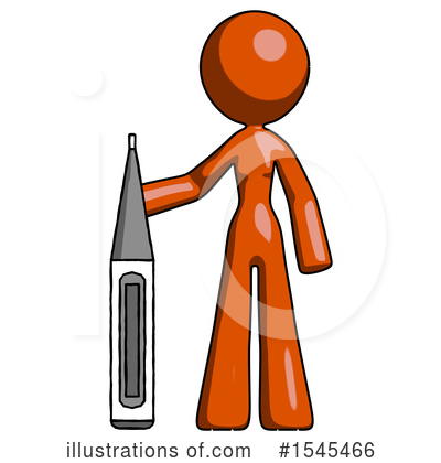 Royalty-Free (RF) Orange Design Mascot Clipart Illustration by Leo Blanchette - Stock Sample #1545466
