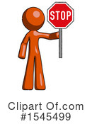 Orange Design Mascot Clipart #1545499 by Leo Blanchette