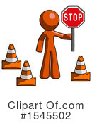 Orange Design Mascot Clipart #1545502 by Leo Blanchette