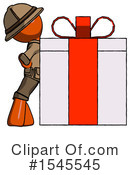 Orange Design Mascot Clipart #1545545 by Leo Blanchette