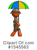 Orange Design Mascot Clipart #1545563 by Leo Blanchette