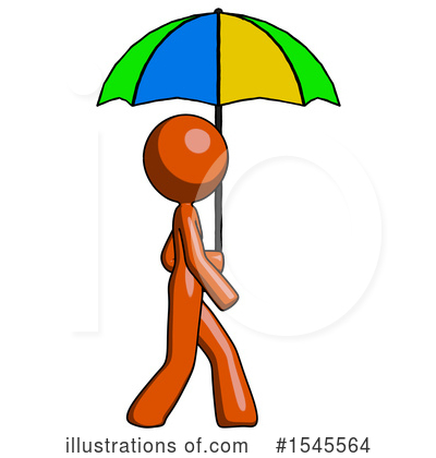 Royalty-Free (RF) Orange Design Mascot Clipart Illustration by Leo Blanchette - Stock Sample #1545564