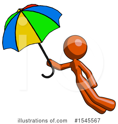 Royalty-Free (RF) Orange Design Mascot Clipart Illustration by Leo Blanchette - Stock Sample #1545567