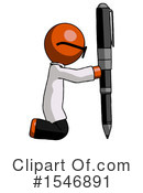 Orange Design Mascot Clipart #1546891 by Leo Blanchette