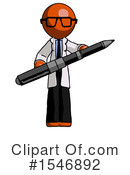 Orange Design Mascot Clipart #1546892 by Leo Blanchette