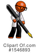 Orange Design Mascot Clipart #1546893 by Leo Blanchette