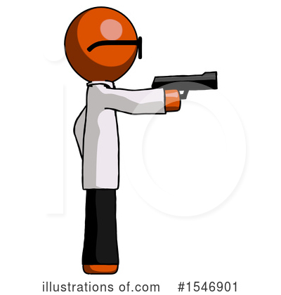 Royalty-Free (RF) Orange Design Mascot Clipart Illustration by Leo Blanchette - Stock Sample #1546901
