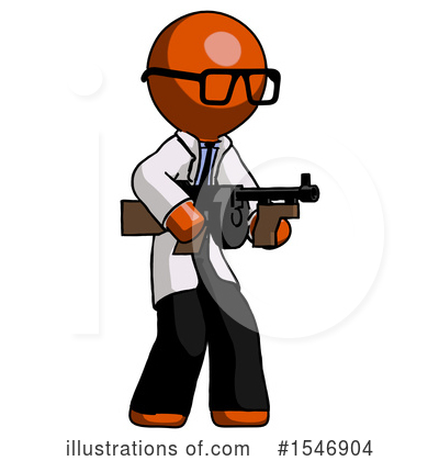Royalty-Free (RF) Orange Design Mascot Clipart Illustration by Leo Blanchette - Stock Sample #1546904