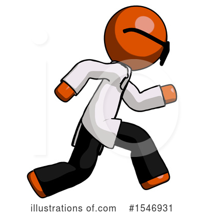 Royalty-Free (RF) Orange Design Mascot Clipart Illustration by Leo Blanchette - Stock Sample #1546931