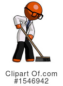 Orange Design Mascot Clipart #1546942 by Leo Blanchette