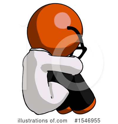 Royalty-Free (RF) Orange Design Mascot Clipart Illustration by Leo Blanchette - Stock Sample #1546955